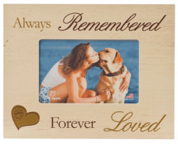 Horizontal Wood Frame - Always Remembered, Forever Loved